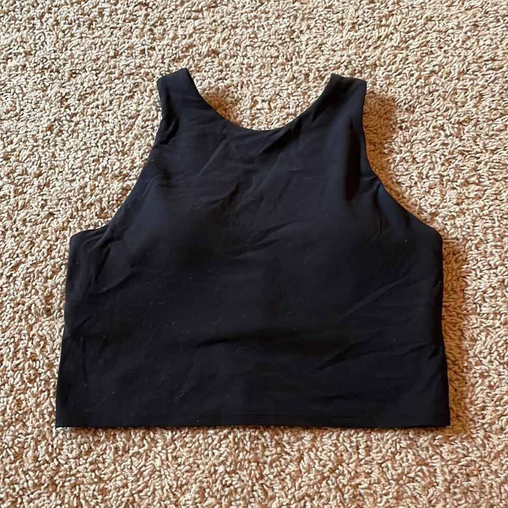 Athleta cropped racerback tank